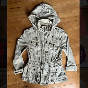 Talula Tan Short Trench Coat XS